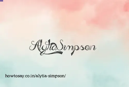 Alytia Simpson