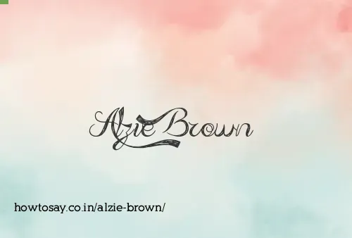 Alzie Brown