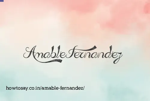 Amable Fernandez