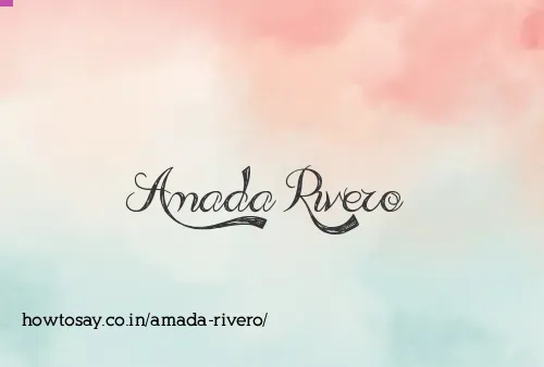 Amada Rivero