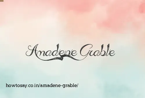 Amadene Grable