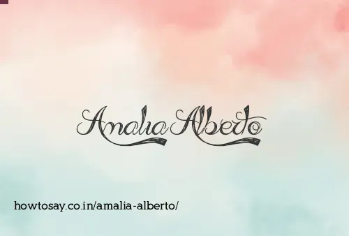 Amalia Alberto