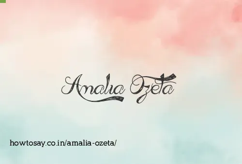 Amalia Ozeta