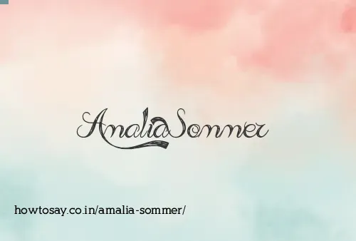 Amalia Sommer