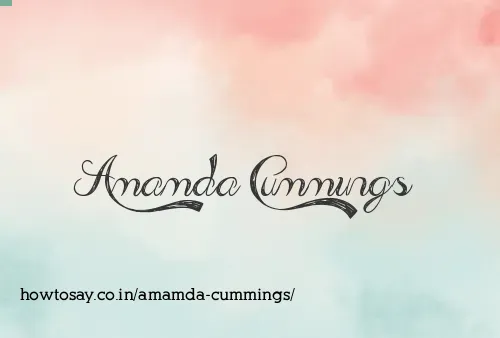 Amamda Cummings