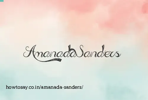 Amanada Sanders
