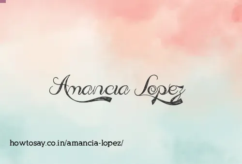 Amancia Lopez