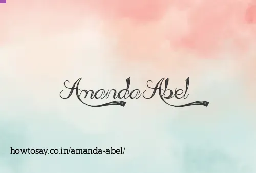 Amanda Abel
