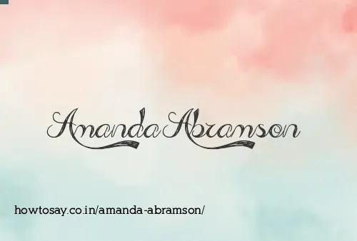 Amanda Abramson