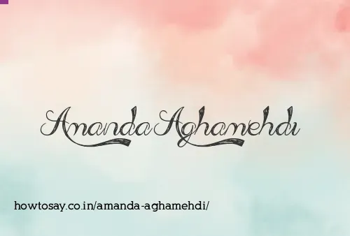 Amanda Aghamehdi