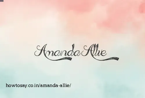 Amanda Allie