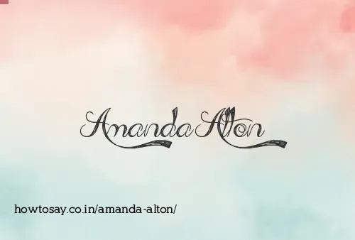 Amanda Alton