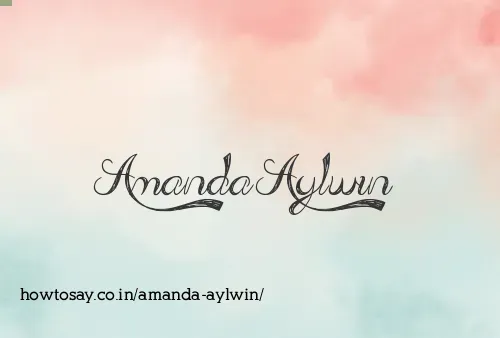 Amanda Aylwin