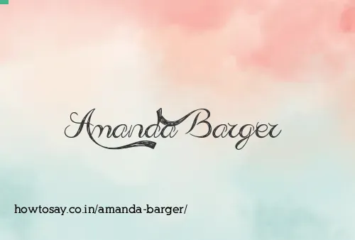 Amanda Barger