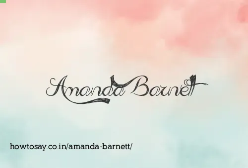 Amanda Barnett