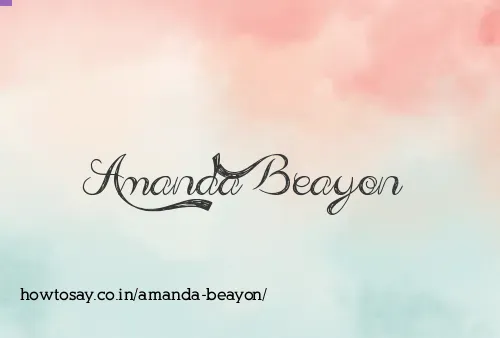 Amanda Beayon