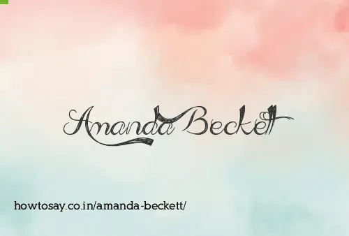 Amanda Beckett