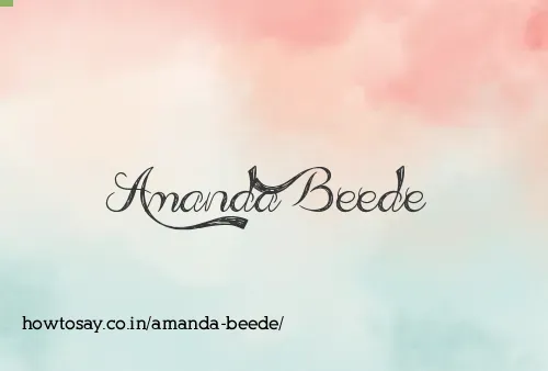 Amanda Beede