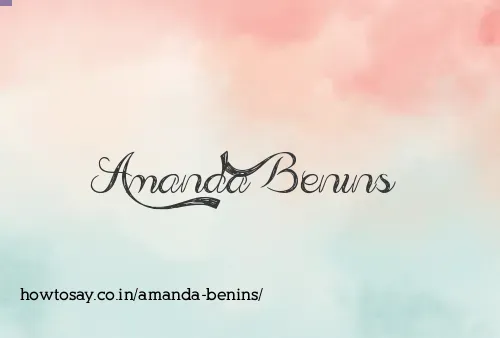 Amanda Benins