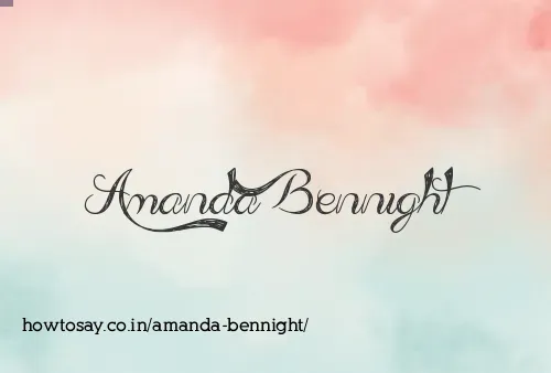 Amanda Bennight