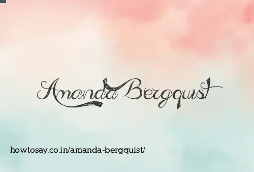Amanda Bergquist