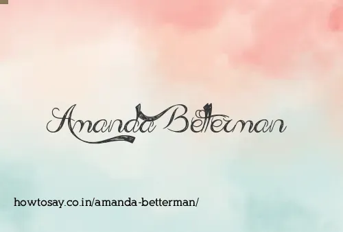 Amanda Betterman
