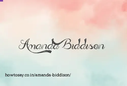 Amanda Biddison