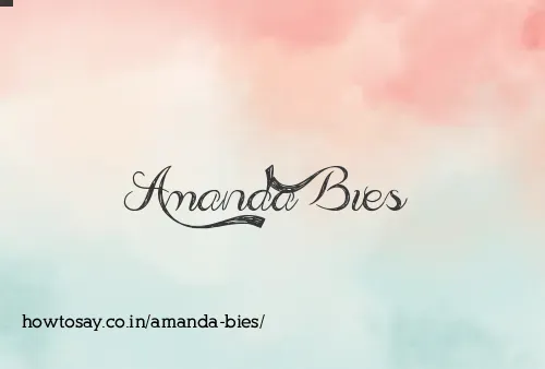 Amanda Bies