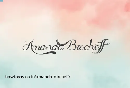Amanda Bircheff