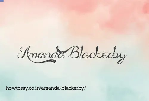 Amanda Blackerby