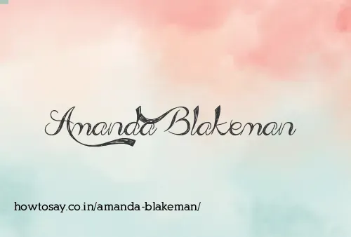 Amanda Blakeman