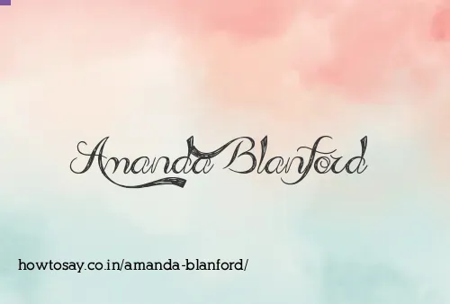 Amanda Blanford