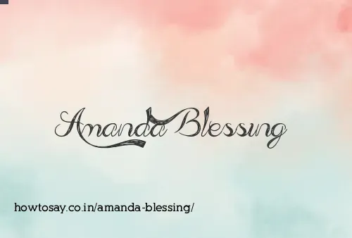 Amanda Blessing