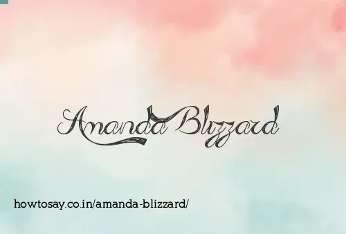 Amanda Blizzard