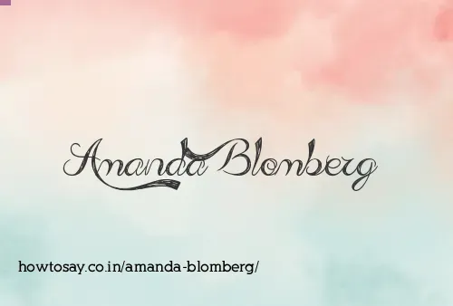 Amanda Blomberg