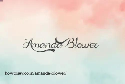 Amanda Blower