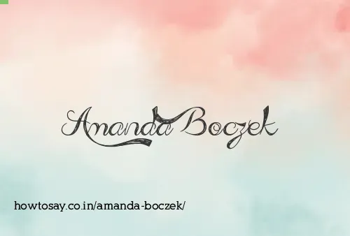 Amanda Boczek