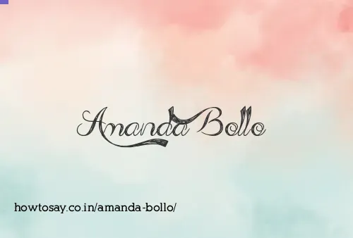 Amanda Bollo
