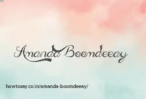 Amanda Boomdeeay