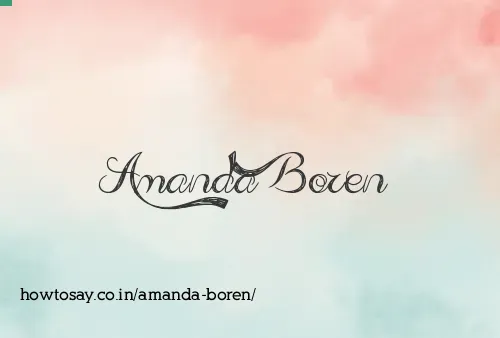 Amanda Boren