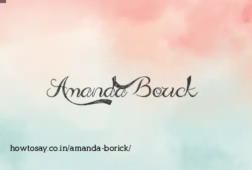 Amanda Borick