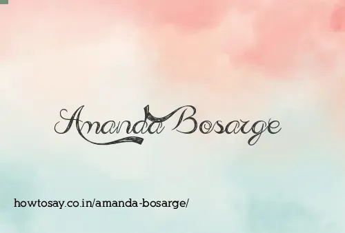 Amanda Bosarge
