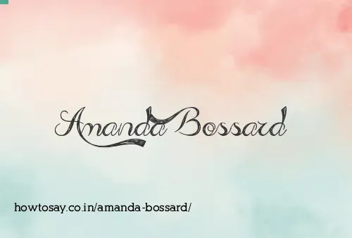 Amanda Bossard