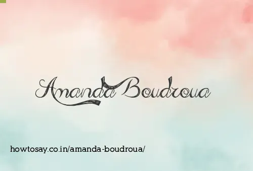 Amanda Boudroua