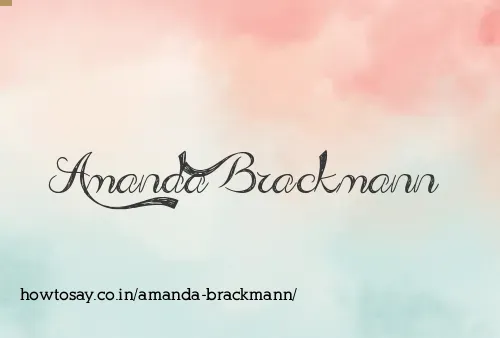 Amanda Brackmann