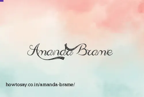 Amanda Brame