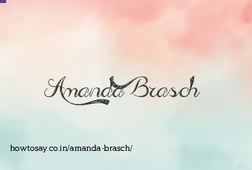 Amanda Brasch