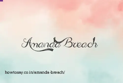 Amanda Breach