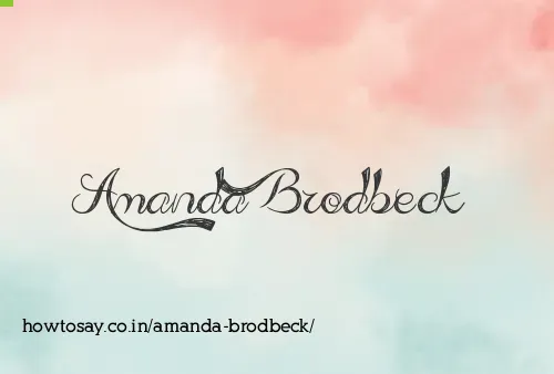 Amanda Brodbeck