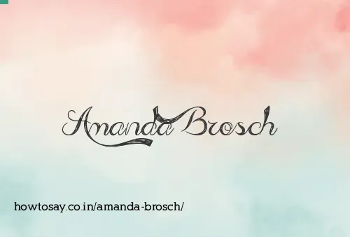 Amanda Brosch